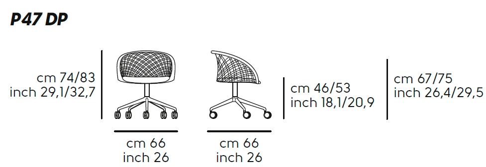 croquis silla p47 midj